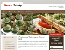 Tablet Screenshot of everettcateringservices.com